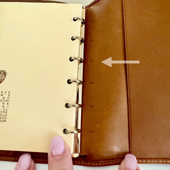 GUCCI ☆ Leather Planner / Notebook ☆ Vintage ☆ RARE ☆ - Picture 12 of 16